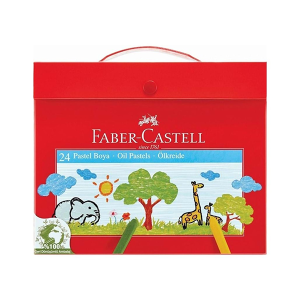 Faber-Castell Pastel Boya 24 Renk Çantalı