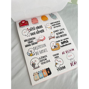 Bam My Diy Sticker Özel Tasarım Kitabı 24x17 cm