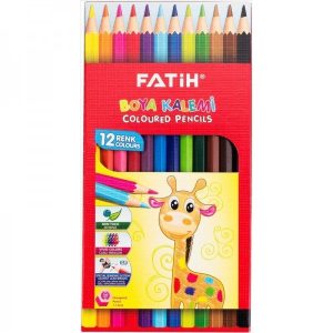 Fatih 12 Renk Tam Boy Kuru Boya Kalemi