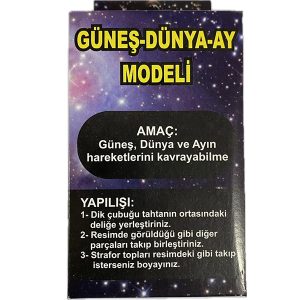 Güneş Dünya Ay Modeli Ders Deney Seti