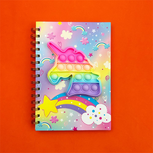 Popitli Defter, Popitli Defter, Pop-it Çizgili, Unicorn Desen