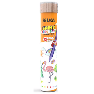 Silka Kaly Shiny Kuru Boya Metal Tüp 12 Renk Tam Boy