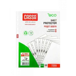 Cassa 7255 Eco Delikli Poşet Dosya A4 35 Mikron