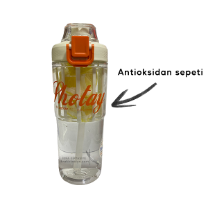 SHOTAY BPA Free 950 ml Antioksidan Sepetli Tritan Matara - Forest Green (ST-7103)