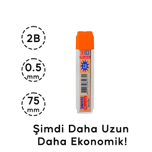Mikro 2B 75mm Ekonomik Min 0.5mm Kurşun Kalem Ucu