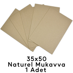 35x50 Naturel Mukavva 1 Adet
