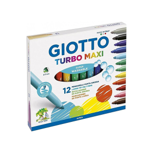 Giotto Turbo Maxi 12'li Keçeli Kalem Seti