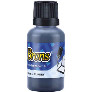 Brons Yağlı Stampa Mürekkebi 30cc Mavi BR-315