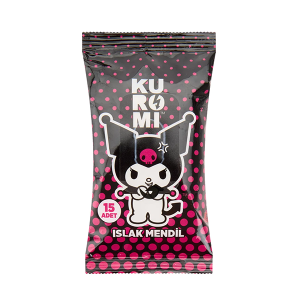 Kuromi Islak Cep Mendil - 15 Yaprak