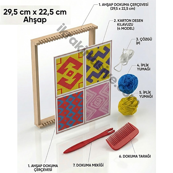 Halı Dokuma Tezgahı ve Seti - Ahşap Halı Dokuma Projesi Halı Dokuma Tezgahı ve Seti - Ahşap Halı Dokuma Projesi