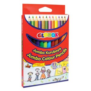 GLOBOX Jumbo Kuru Boya 12 Renk