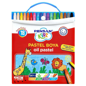 Pensan Kidz Pastel Boya Çantalı 18 Renk