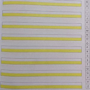 Kılavuz Çizgili Güzel Yazı Defteri Büyük Boy 19x27 - 2024-2025 Yeni Müfredat