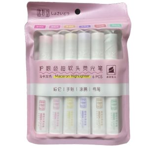 Macaron & Morandi Highlighter Kalem Seti 6’lı