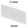 25x35 Tuval Arkadan Zımbalı 5 Adet