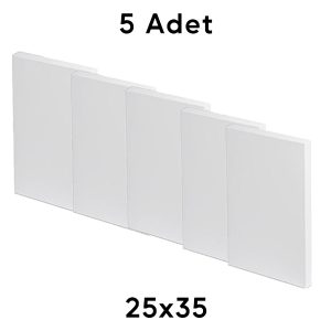 25x35 Tuval Arkadan Zımbalı 5 Adet