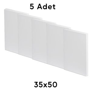 35x50 Tuval Arkadan Zımbalı 5 Adet