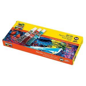 Nova Color Akrilik Boya Tüp Seti - 10 Renk (7 ml)