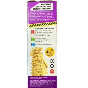 Cezalı Jenga - 54 Parçalı Tower Denge Oyunu