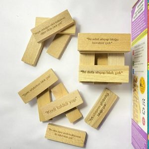 Cezalı Jenga - 54 Parçalı Tower Denge Oyunu