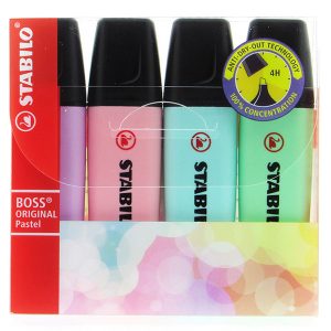 Stabilo Boss Fosforlu Kalem Pastel Set 4'lü