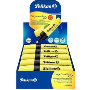 Pelikan Textmarker 490 Fosforlu İşaretleme Kalemi - Sarı