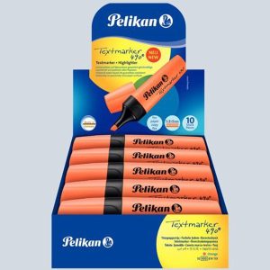 Pelikan Textmarker 490 Fosforlu İşaretleme Kalemi - Turuncu