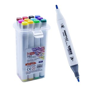 Çift Taraflı Marker Kalem Seti 12'li | Mikro Art Marker