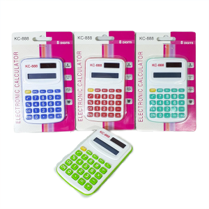 Mini Hesap Makinesi KC-888 - Renkli ve Pratik Tasarım
