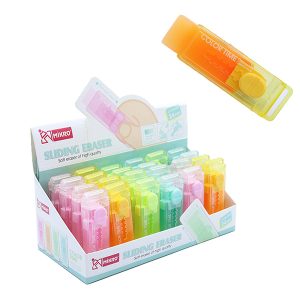 Mikro E2378C Sliding Eraser PVC Silgi - Renkli Bir Adet