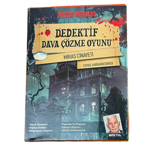 Dedektif Dava Çözme Oyunu - Karışık Modeller
