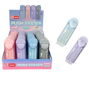 Mikro ER-3212 Push Eraser Silgi - Pratik ve Şık Tasarım