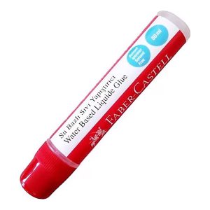 Faber-Castell Sıvı Yapıştırıcı 50 ml Su Bazlı – Güçlü ve Şeffaf