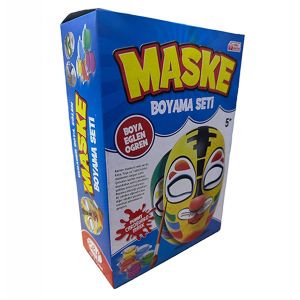 Maske Boyama Seti Çocuk ve Yetişkinler İçin Sanatsal Aktivite