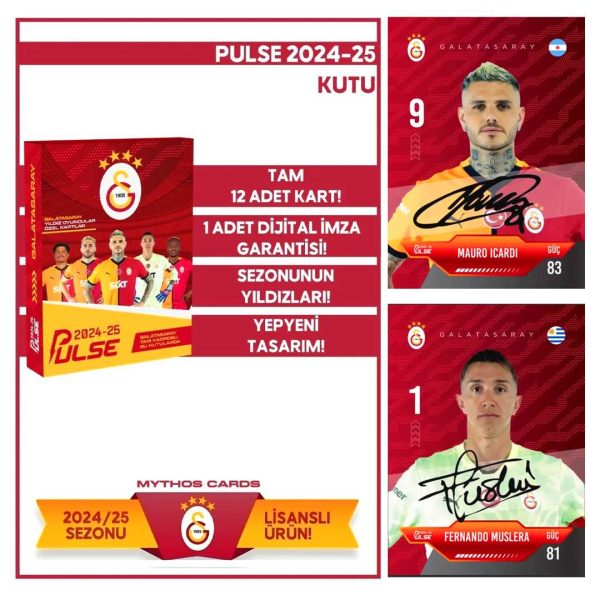 Galatasaray Pulse 2024-25 Lisanslı Kart Kutusu
