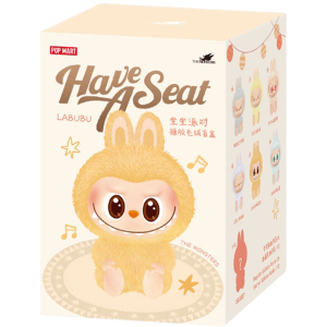 LABUBU Have A Seat Serisi Figür Peluş 17cm Anahtarlık Tekli Kutu Sürpriz Kutu