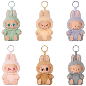 LABUBU Have A Seat Serisi Figür Peluş 17cm Anahtarlık Tekli Kutu Sürpriz Kutu