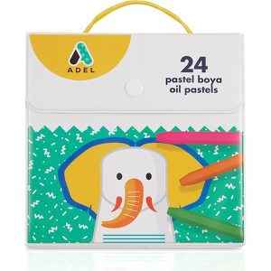 Adel 24 Renk Çantalı Pastel Boya