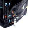 Muggle 4 Bölmeli Galaxy Siyah Okul Sırt Çantası (MU-0402) - Görsel 4