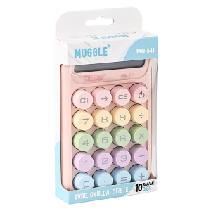 MUGGLE MU-541 10 Haneli Renkli Hesap Makinesi