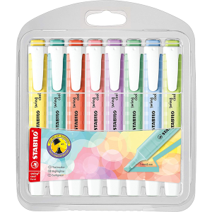 Stabilo Swing Cool Fosforlu Kalem Seti 8’li – Pastel Renkler
