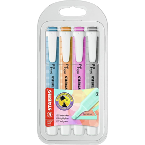 Stabilo Swing Cool Pastel Fosforlu Kalem 4'lü Set