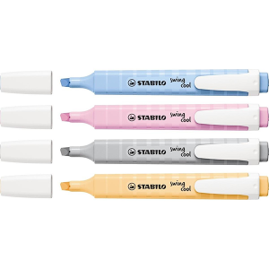 Stabilo Swing Cool Pastel Fosforlu Kalem 4'lü Set