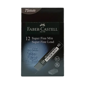 Faber-Castell SUPER FINE T.BLACK MIN 0.7 2B 75MM Kalem Ucu