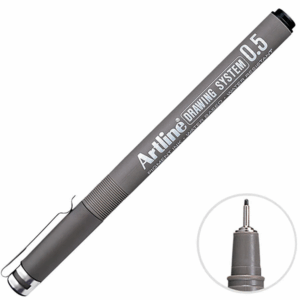 Artline Drawing System 0.5 Çizim Kalemi Uç Siyah