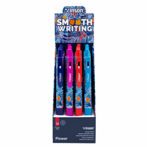 VİNSON Tükenmez Kalem Sazlık Siyah Okul ve Ofis İçin 1 ADET