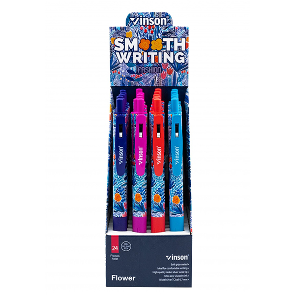 VİNSON Tükenmez Kalem Sazlık Siyah Okul ve Ofis İçin 1 ADET VİNSON Tükenmez Kalem Sazlık Siyah Okul ve Ofis İçin 1 ADET