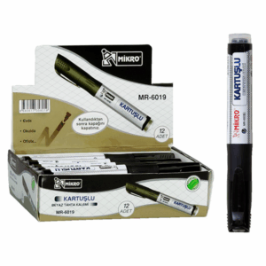 MİKRO Kartuşlu Beyaz Tahta Kalemi Siyah ST. MR-6019