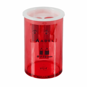 Adel Kalemtraş 619 – Çift Hazneli, Renkli Kapaklı, Ø7-12 mm