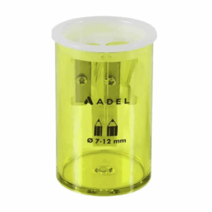 Adel Kalemtraş 619 – Çift Hazneli, Renkli Kapaklı, Ø7-12 mm